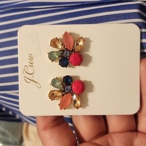 JCrew Gemstone Statement Earrings